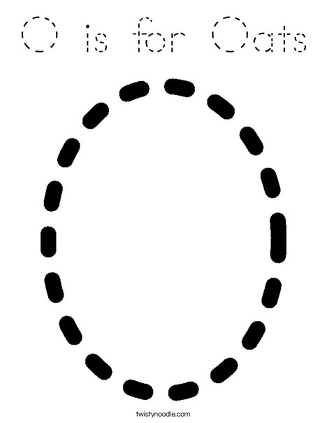 Oo Coloring Page