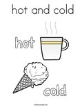  hot and cold Coloring Page