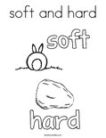 soft and hard Coloring Page