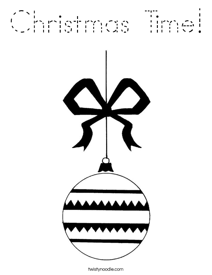 Christmas Time! Coloring Page