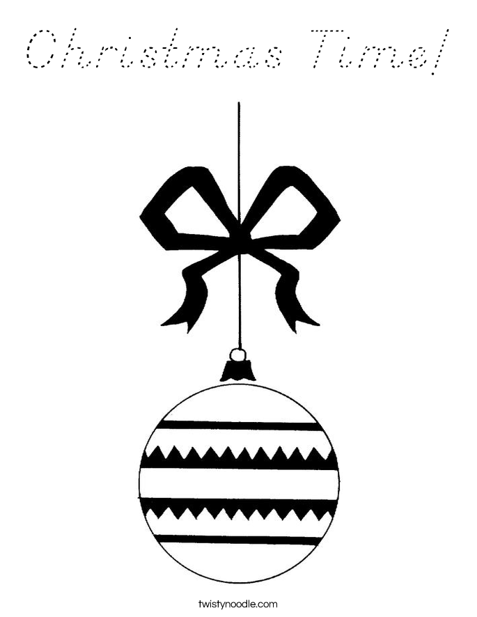 Christmas Time! Coloring Page