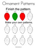 Ornament Patterns Coloring Page