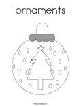 ornaments Coloring Page