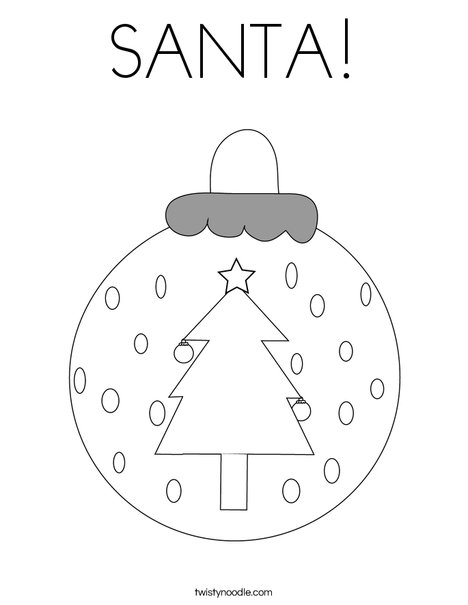 Ornament Coloring Page