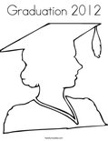 Graduation 2012Coloring Page