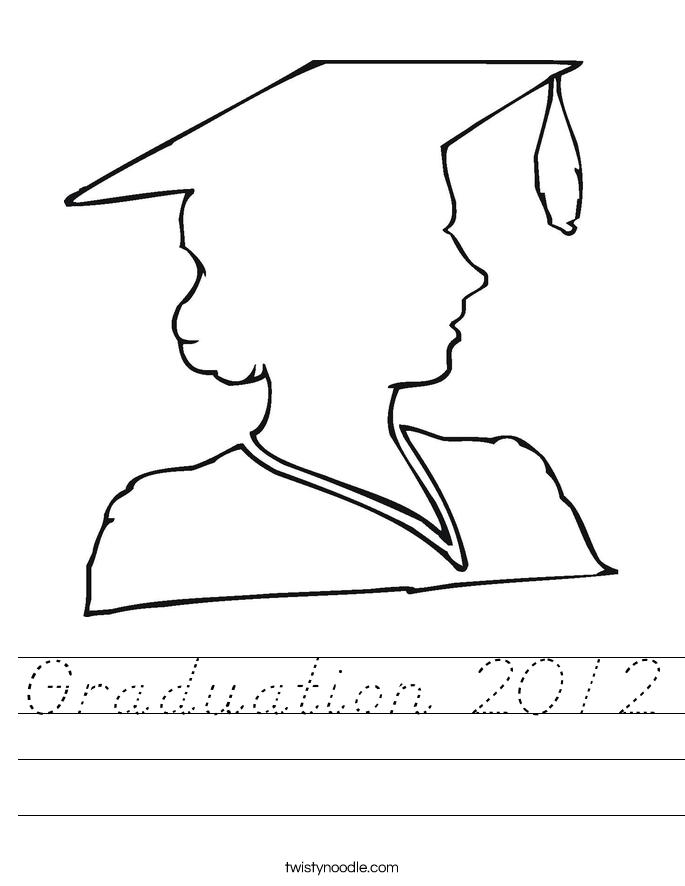 graduation 2012 worksheet dnealian twisty noodle