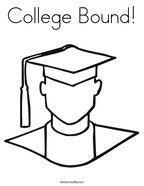 College Bound Coloring Page