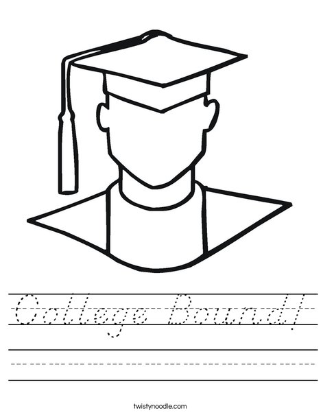 Outline of Boy Graduate Worksheet