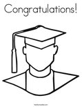 Congratulations! Coloring Page