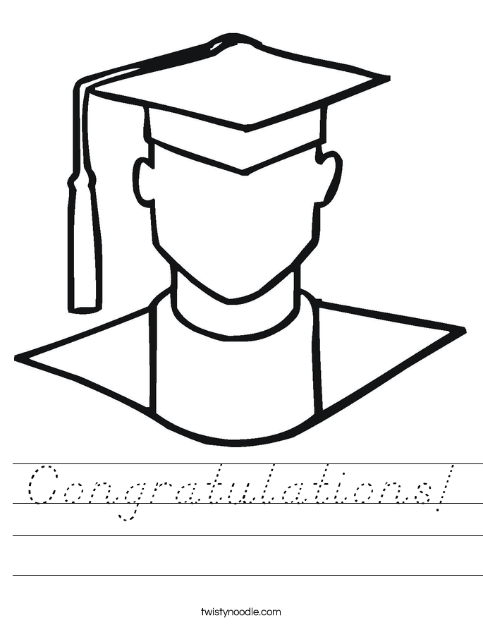 Congratulations! Worksheet