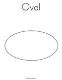 Oval Coloring Page