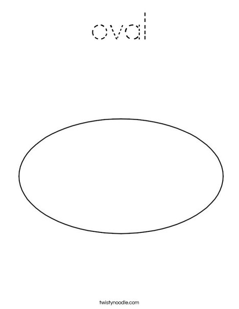 Oval 1 Coloring Page