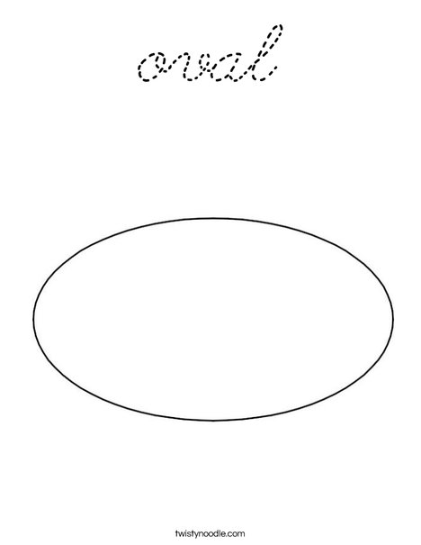 Oval 1 Coloring Page