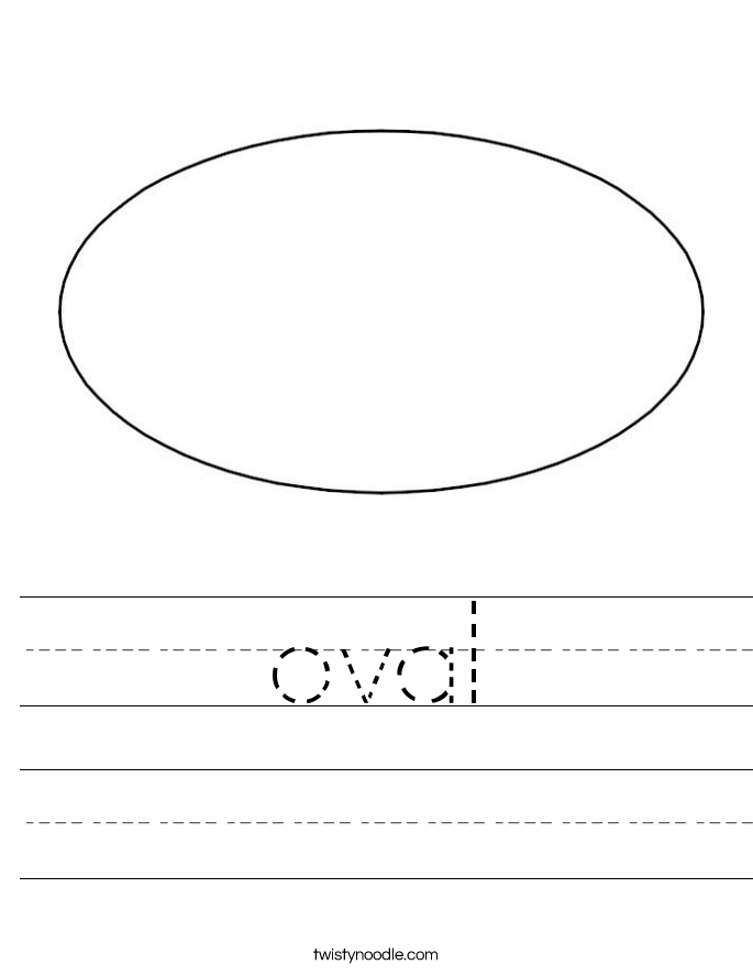 oval Worksheet