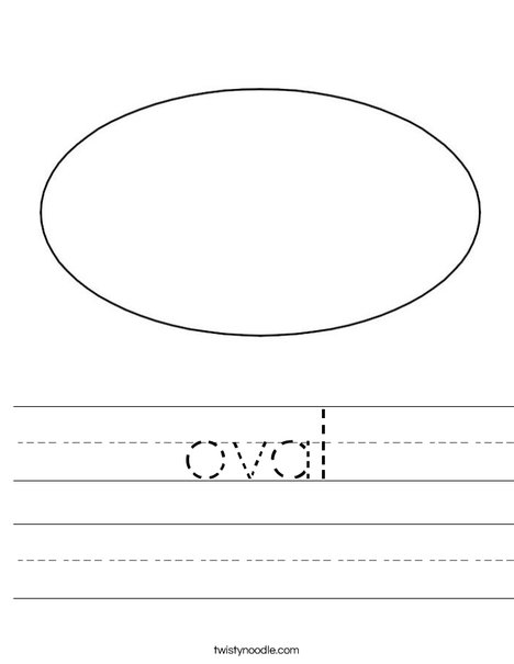 Oval 1 Worksheet