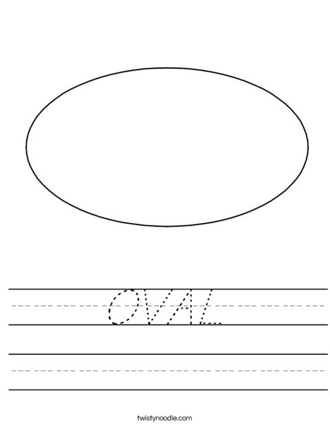 Oval 1 Worksheet