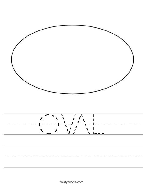 Oval 1 Worksheet