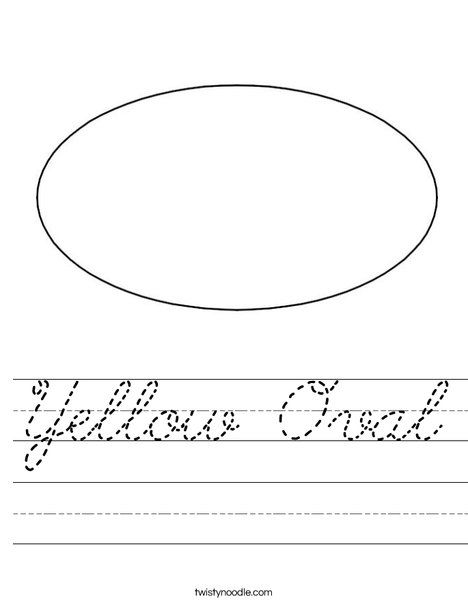 Oval 1 Worksheet