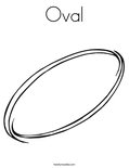 Oval Coloring Page