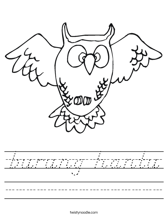 burung hantu Worksheet