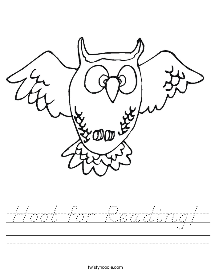 Hoot for Reading! Worksheet