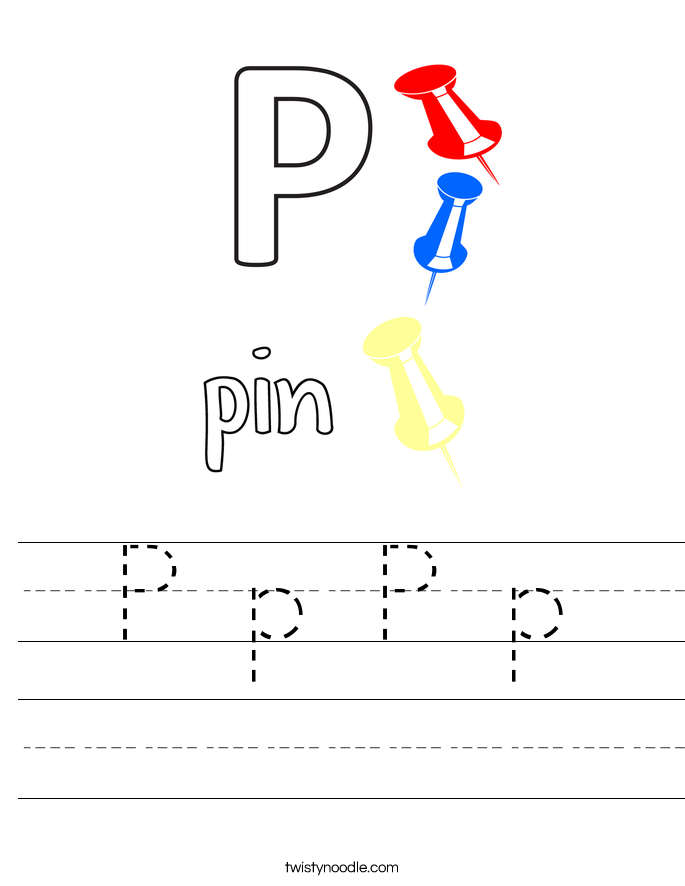 P p P p Worksheet