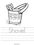 Shovel Worksheet
