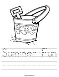 Summer Fun Worksheet
