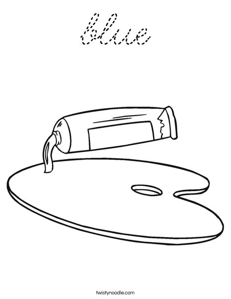 Paint Coloring Page