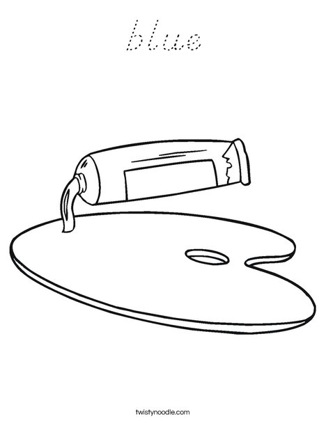 Paint Coloring Page