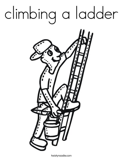 ladder coloring pages