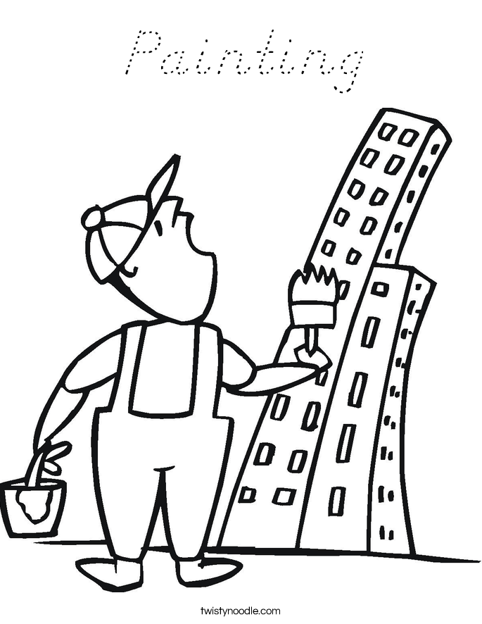 Painting Coloring Page
