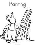 Painting Coloring Page