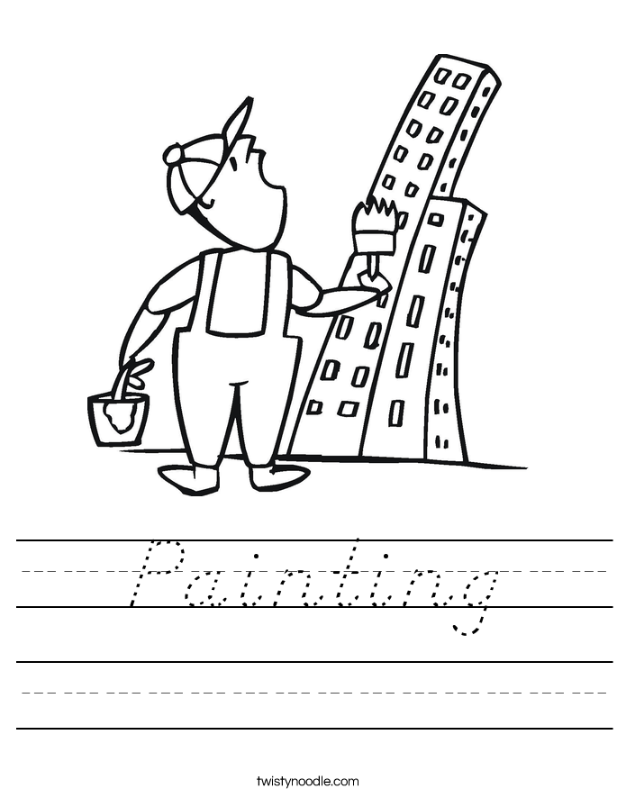 Painting Worksheet