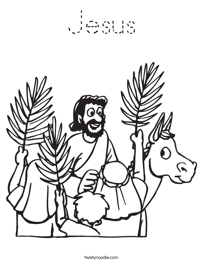 Jesus Coloring Page