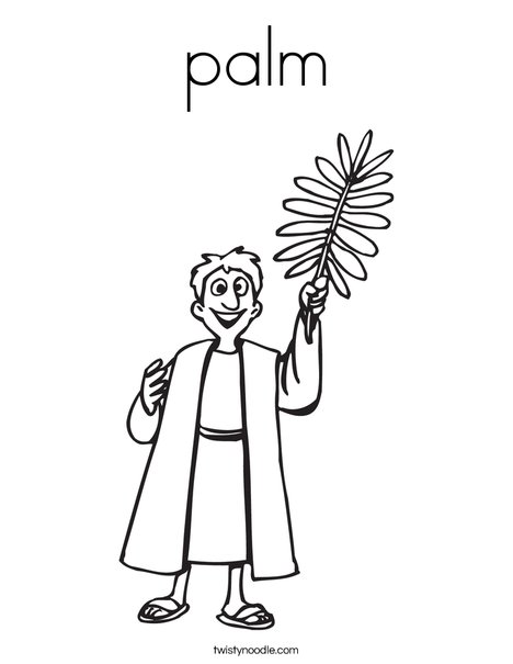 Palms Coloring Page