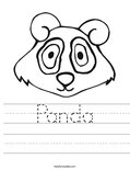 Panda Worksheet