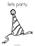 lets party Coloring Page