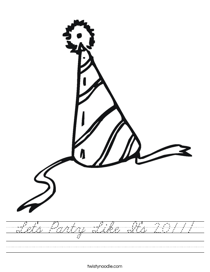 Let's Party Like It's 2011! Worksheet