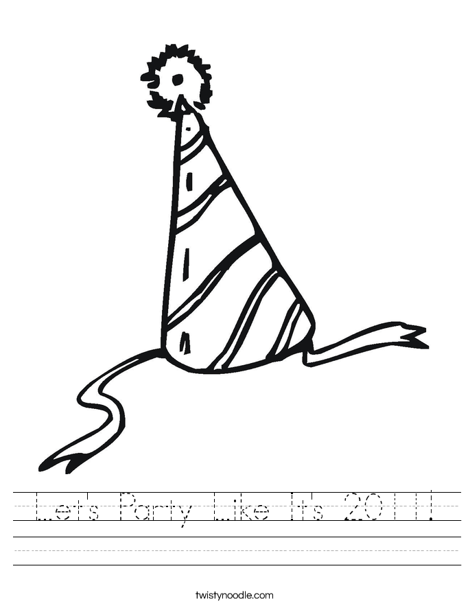 Let's Party Like It's 2011! Worksheet