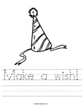 Make a wish! Worksheet