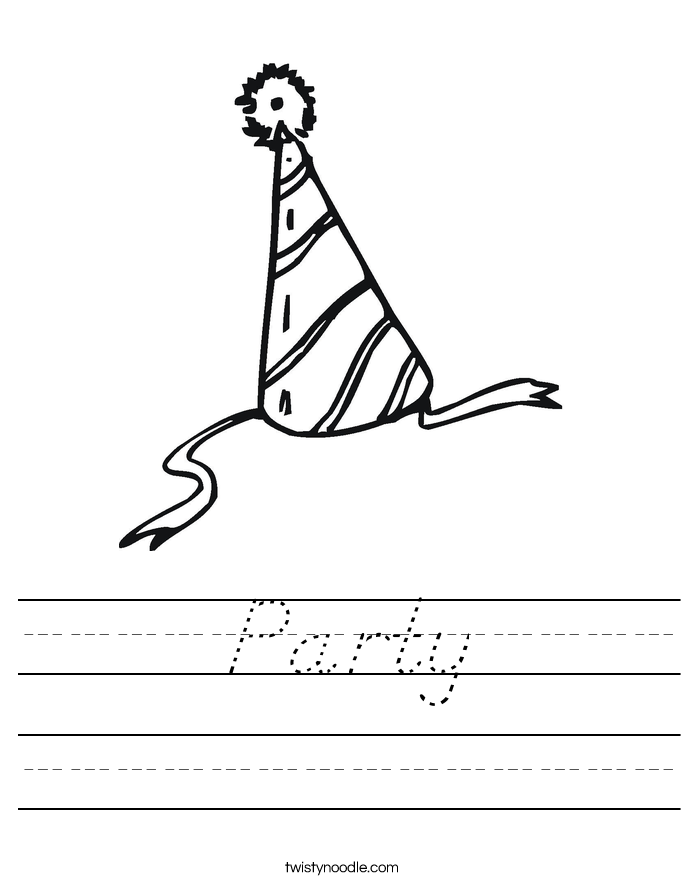 Party Worksheet