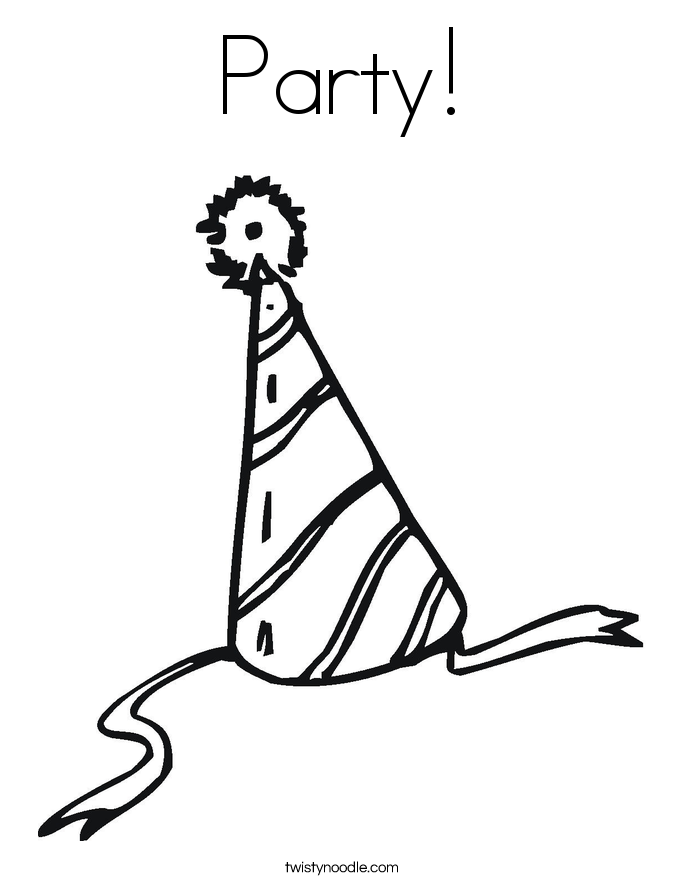 Party! Coloring Page