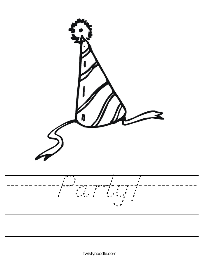 Party! Worksheet