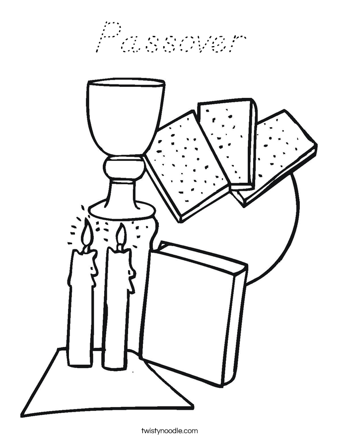 Passover Coloring Page