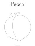 PeachColoring Page