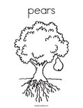 pears Coloring Page