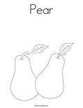 PearColoring Page