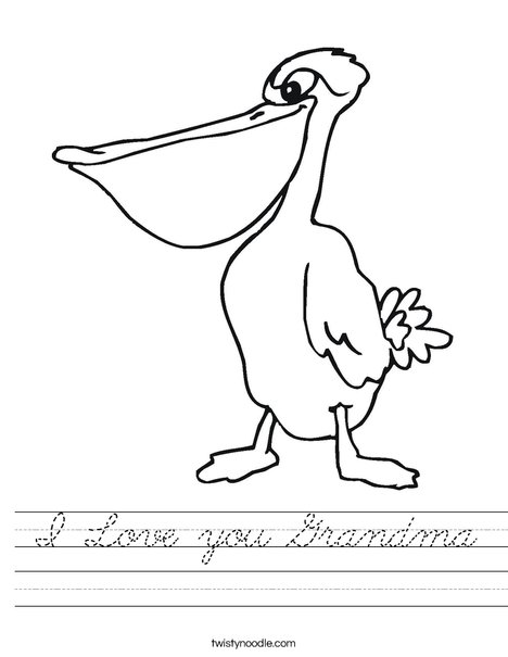 Pelican Worksheet