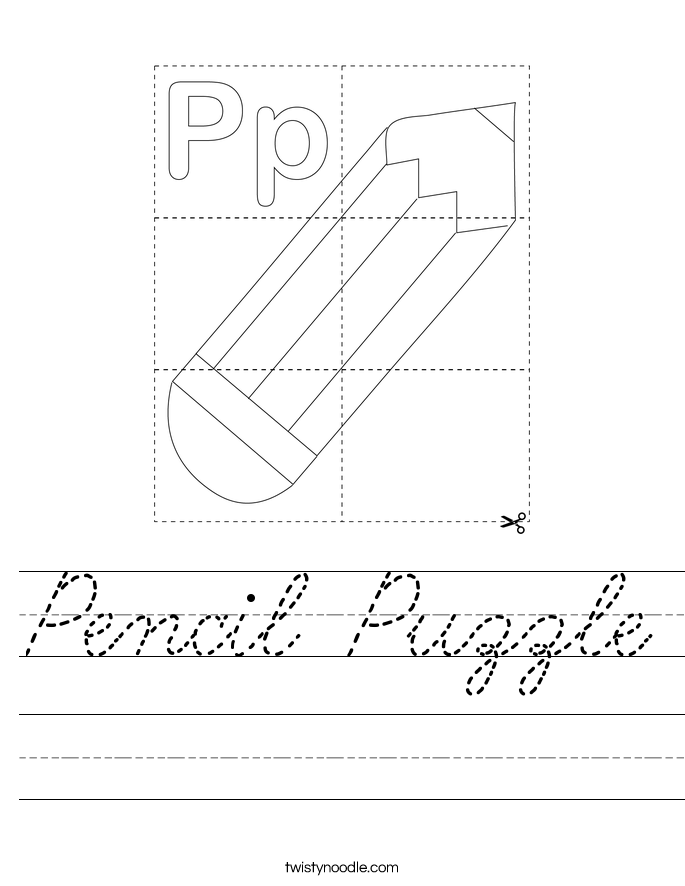 Pencil Puzzle Worksheet